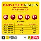 daily 4 lottery results tonight